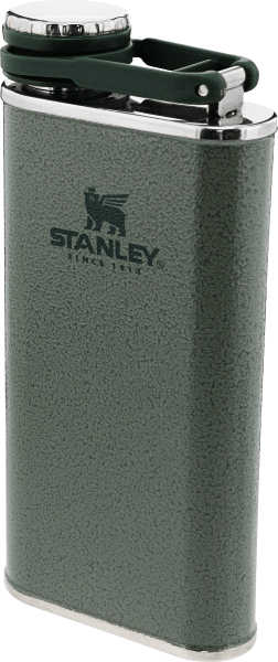 Stanley Classic Easy Fill Wide Mouth Flask 8oz Hammertone Green
