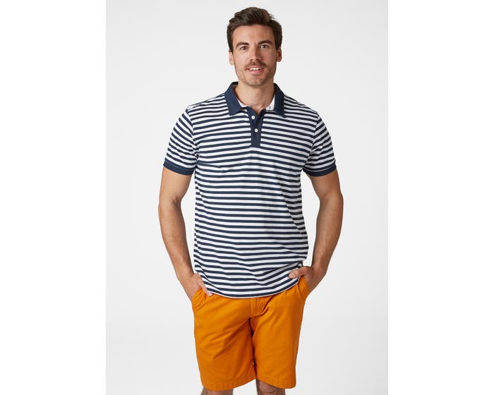 HELLY HANSEN FJORD POLO 594 NAVY S/S