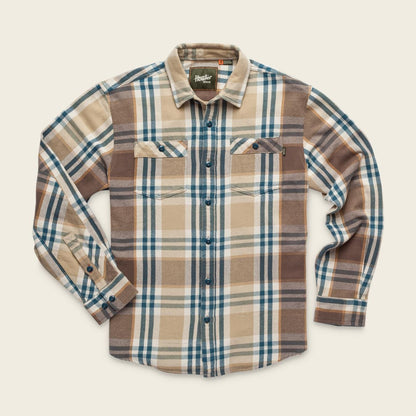 Howler Brothers Rodanthe Flannel - Earth & Blue