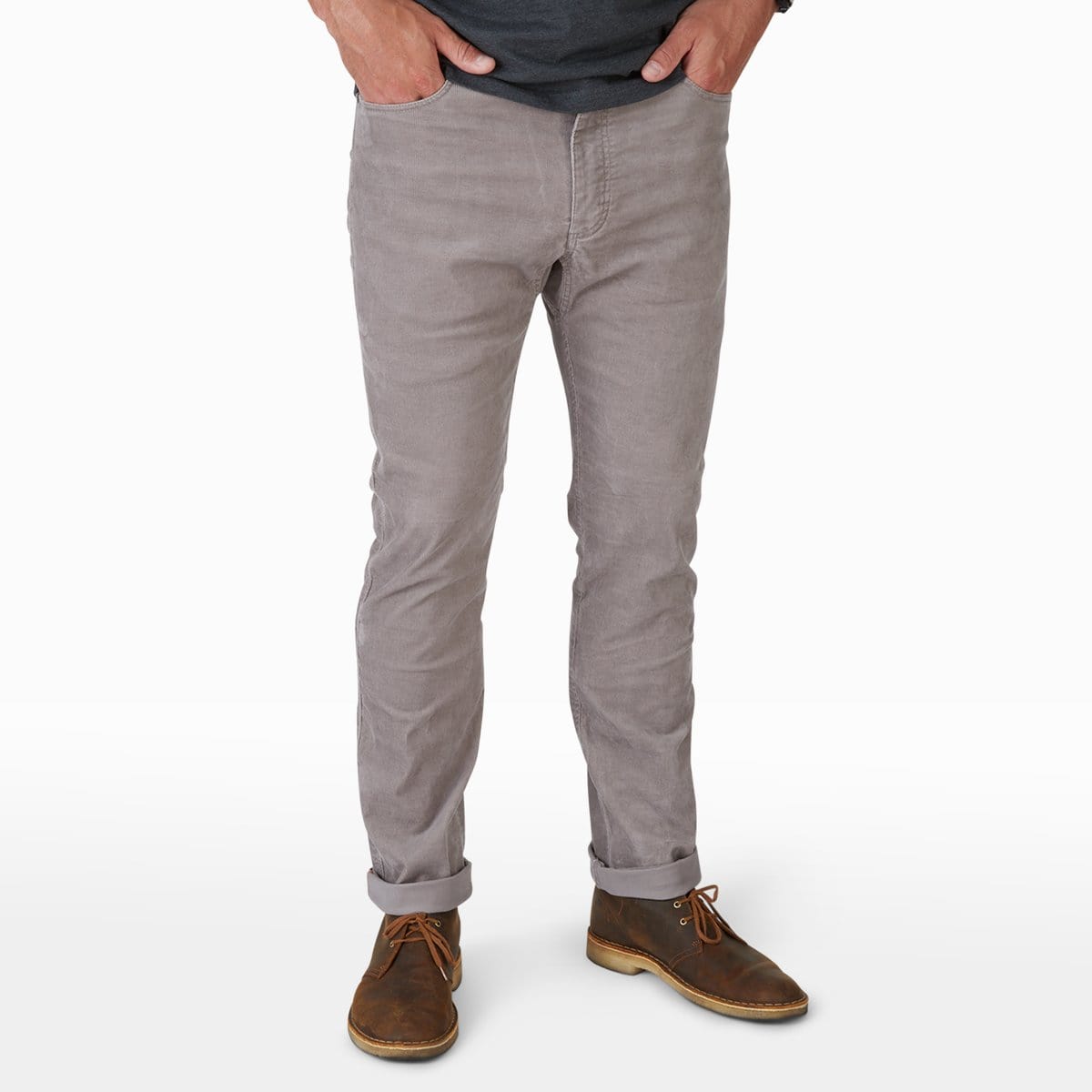 Howler Brothers Frontside 5-Pocket Corduroy Pants - Flint Grey