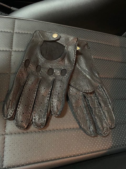 Gastone driving glove - black